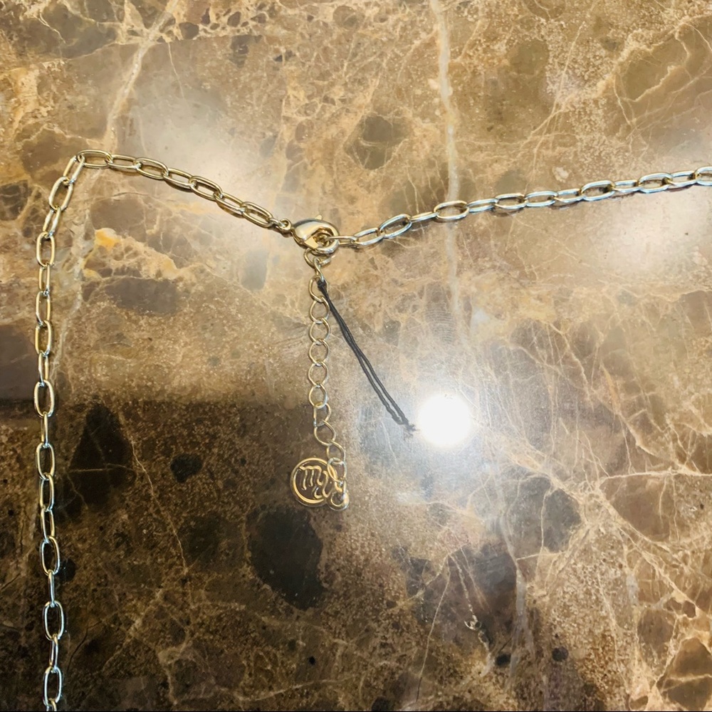 Vintage gold layered necklace - Picture 4 of 4